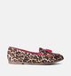 Tamaris Bruine Loafers met luipaardprint voor dames (351528)