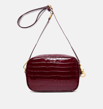 Laurent David Crossbody tassen Zwart/Bordeaux/Groen