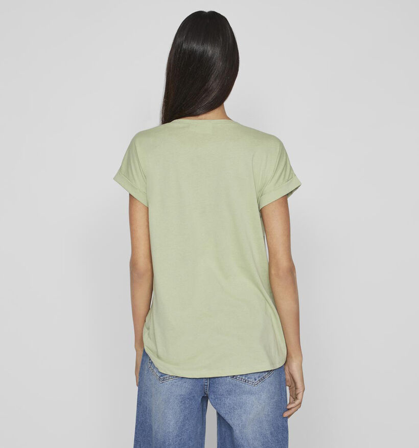 Vila Dreamers Groen Basic T-shirt voor dames (345359)