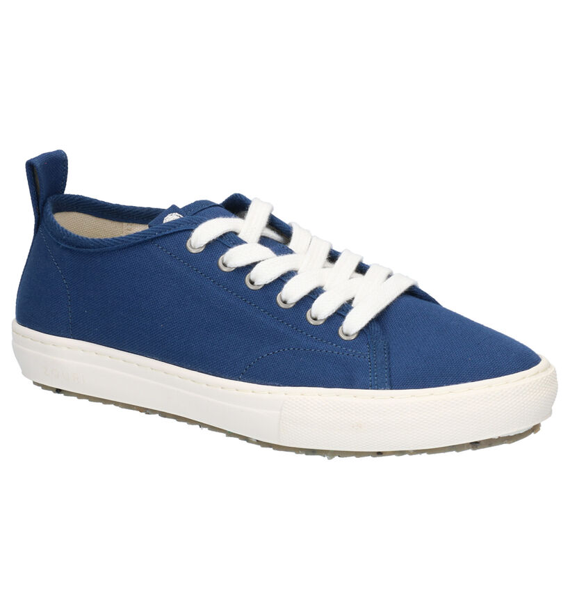 ZOURI Bloom Blauwe Sneakers in stof (275066)