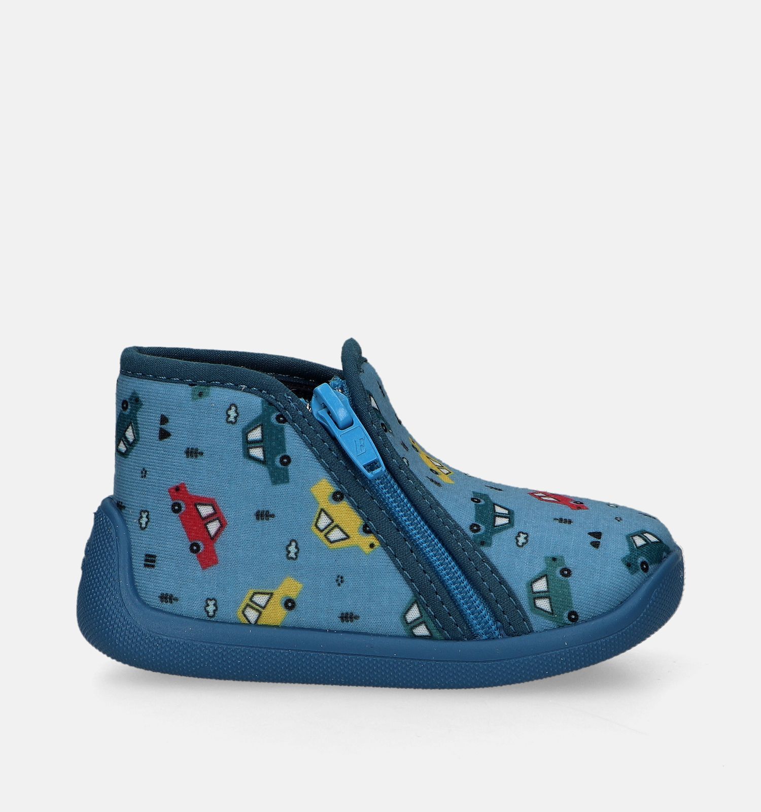 Milo Mila Blauwe Hoge pantoffels Jongens Babyschoenen Online op TORFS .BE