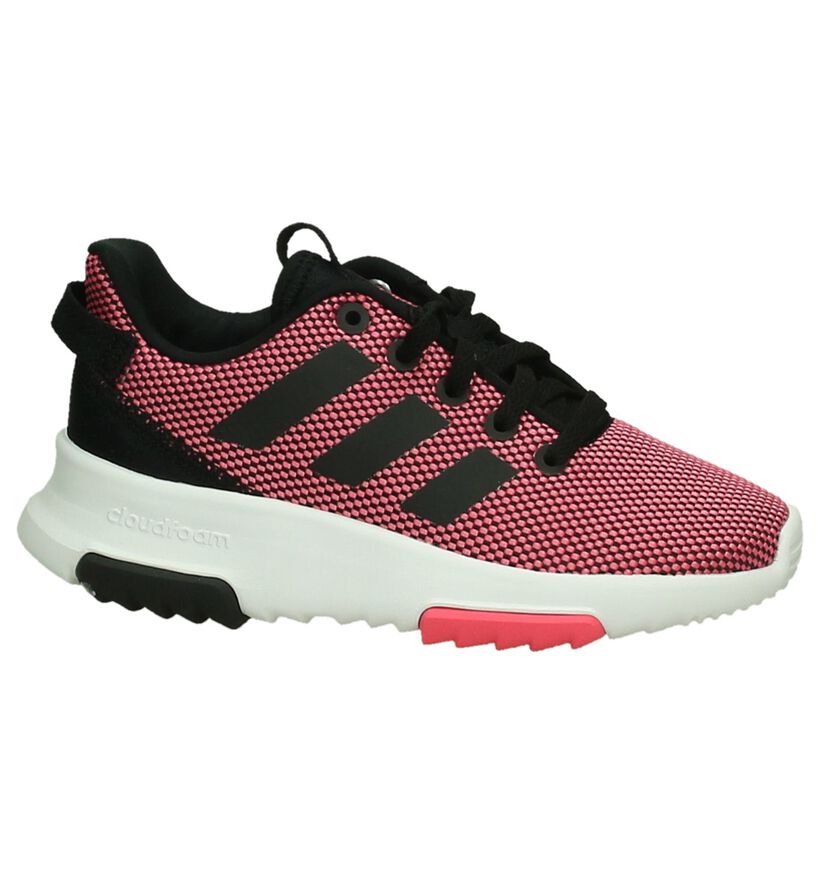 Roze Sneaker Runner adidas Cloudfoam Racer in kunstleer (199452)