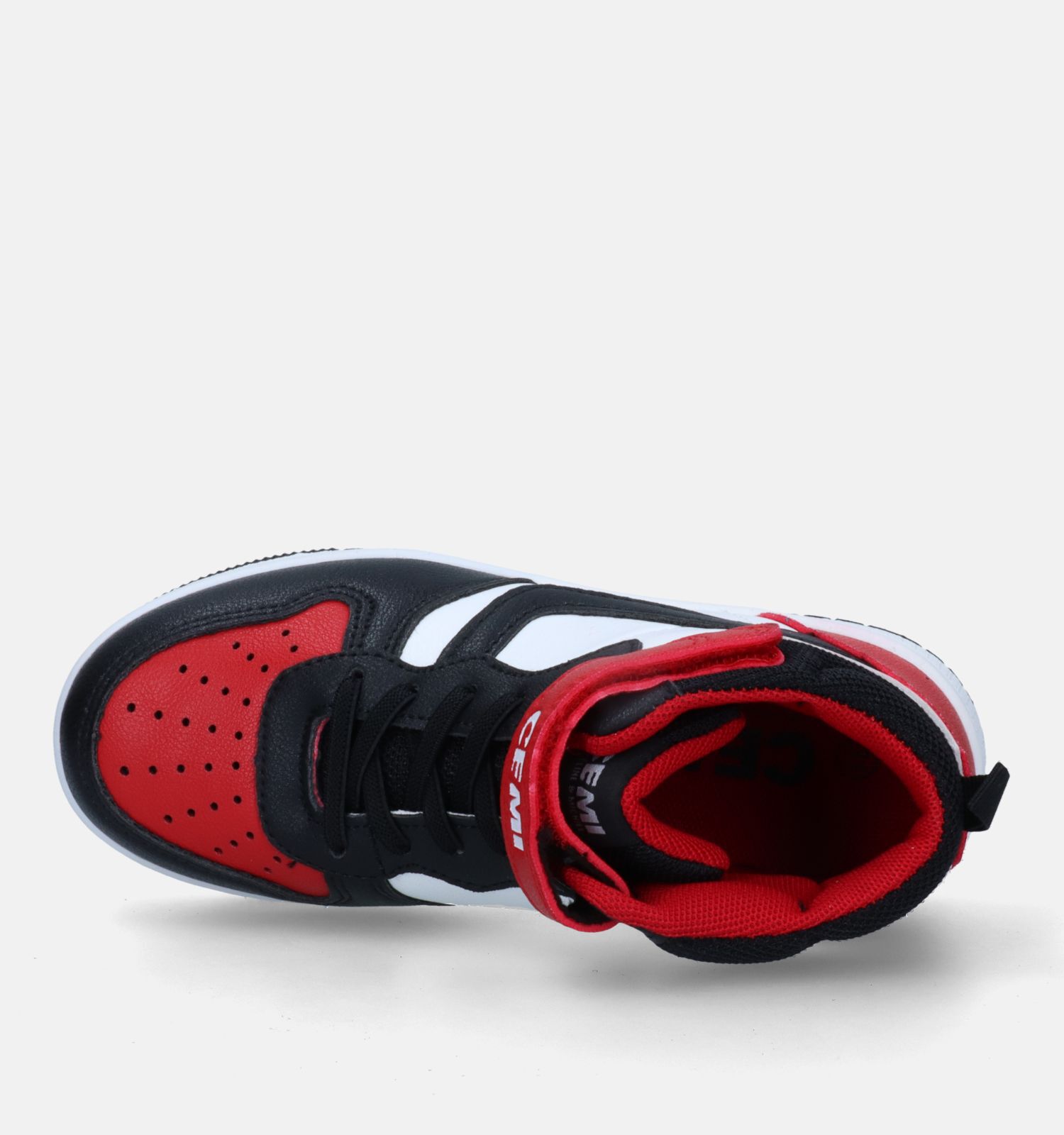 Rode hotsell hoge sneakers