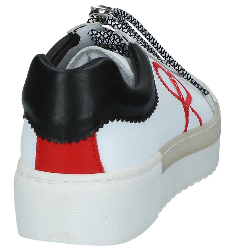 Bronx Baskets basses en Blanc en cuir (223874)
