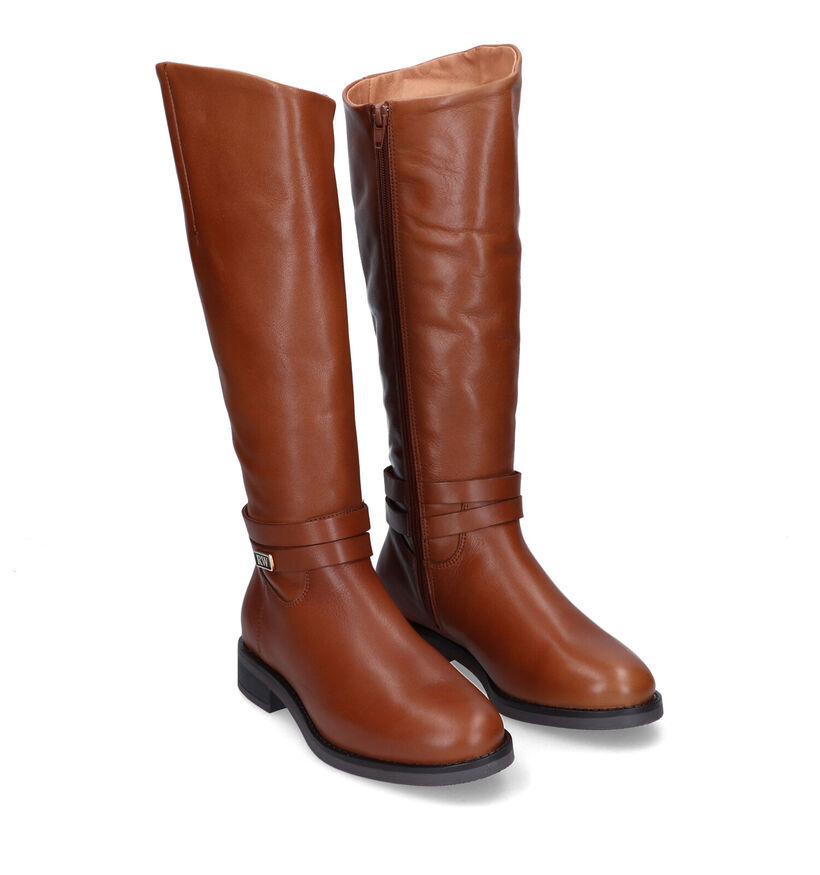 River Woods Goldy Cognac Laarzen in leer (316111)