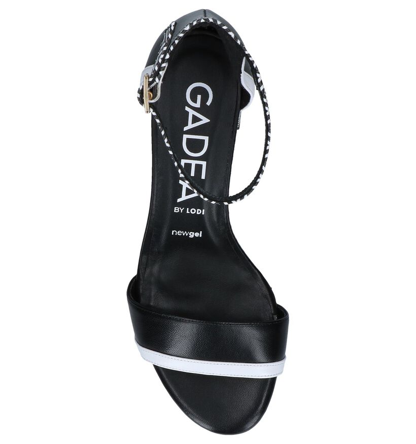 Gadea Sandales à talons en Noir en cuir (246602)