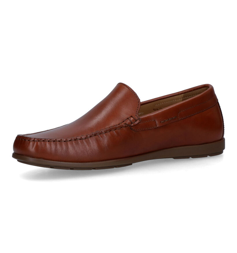 Mephisto Algoras Toby Cognac Mocasins voor heren (323394) - geschikt voor steunzolen