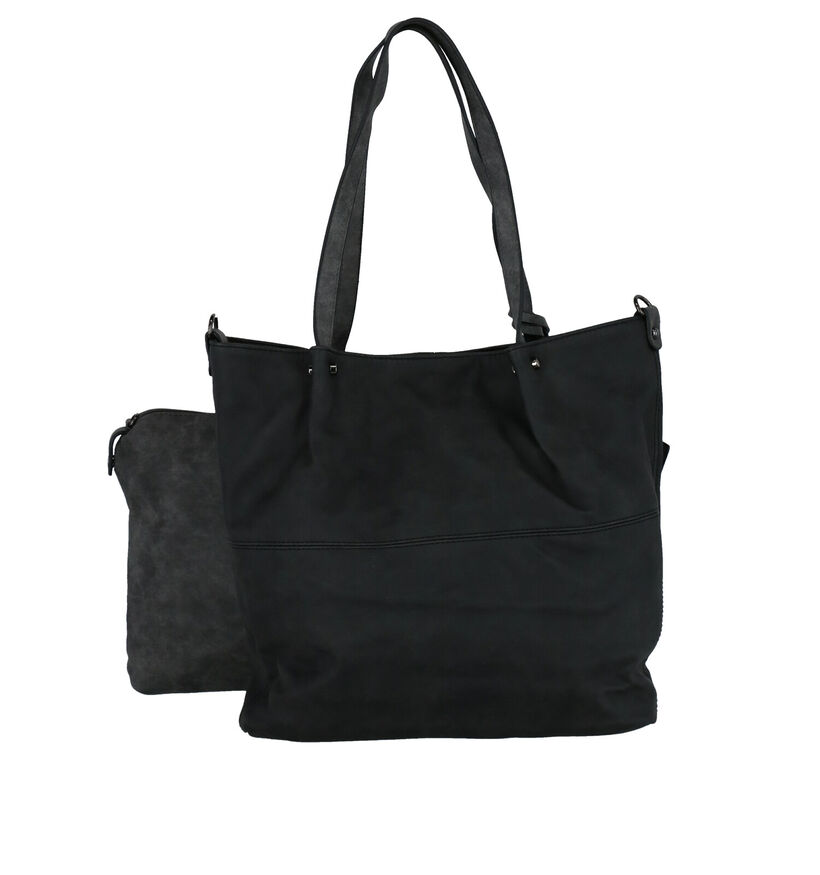 Emily & Noah Grijze Bag in Bag Shopper Tas in kunstleer (284365)