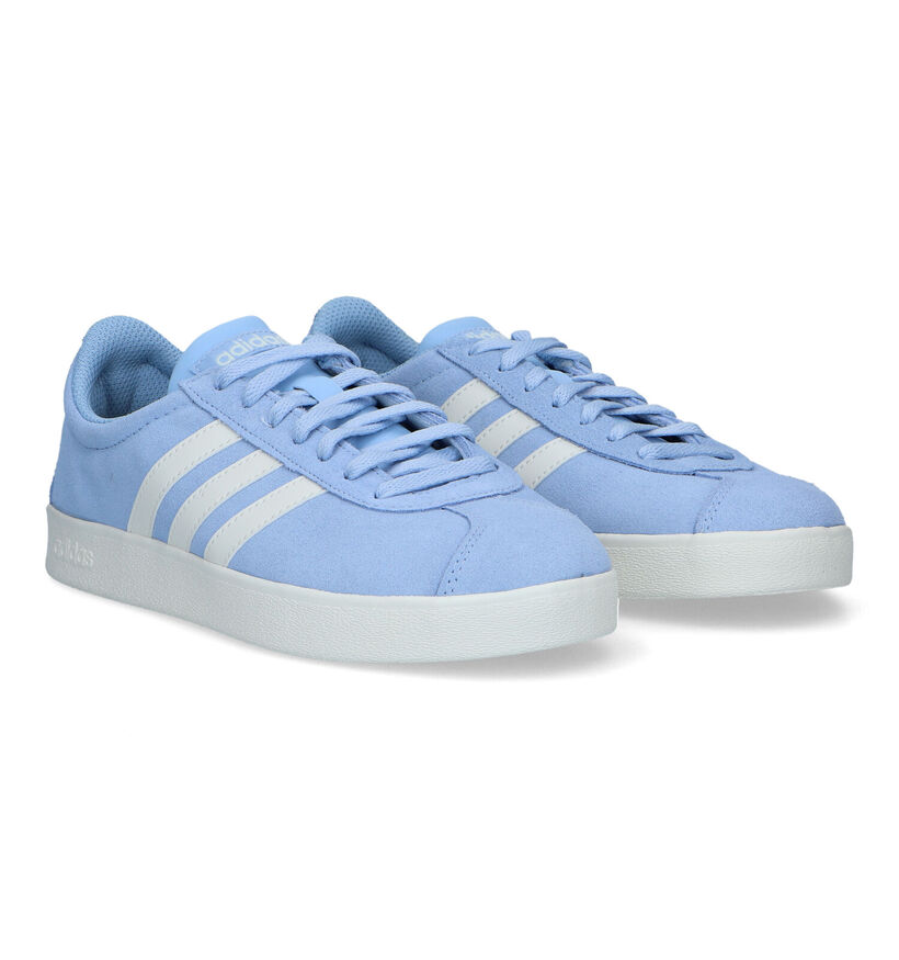 adidas VL Court 2.0 Blauwe Sneakers voor dames (326278)