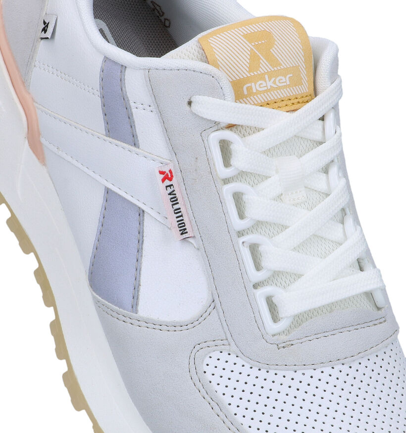 Rieker R-Evolution Grijze Sneakers voor dames (320325) - geschikt voor steunzolen