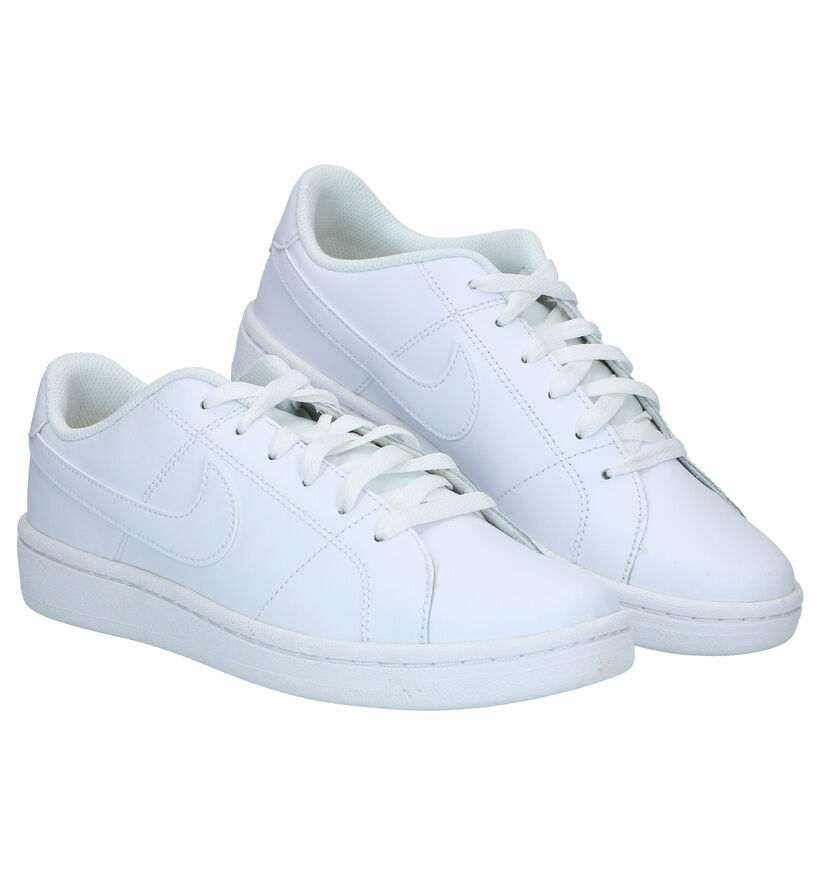 Nike Court Royale Zwarte Sneakers in leer (290967)