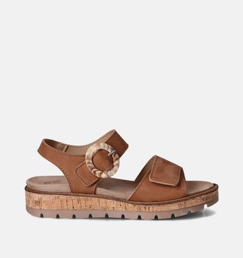 Sandales cognac