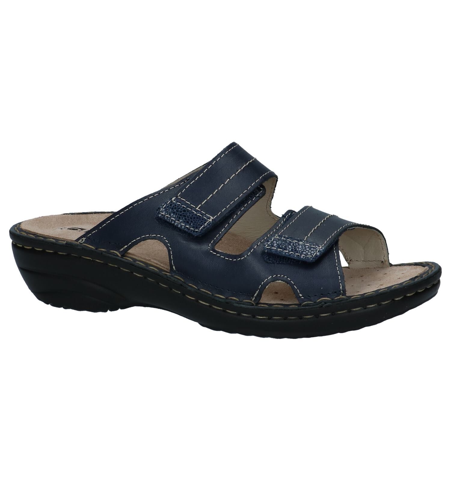Donkerblauwe Comfort Slippers Rohde Dames Slippers Online op