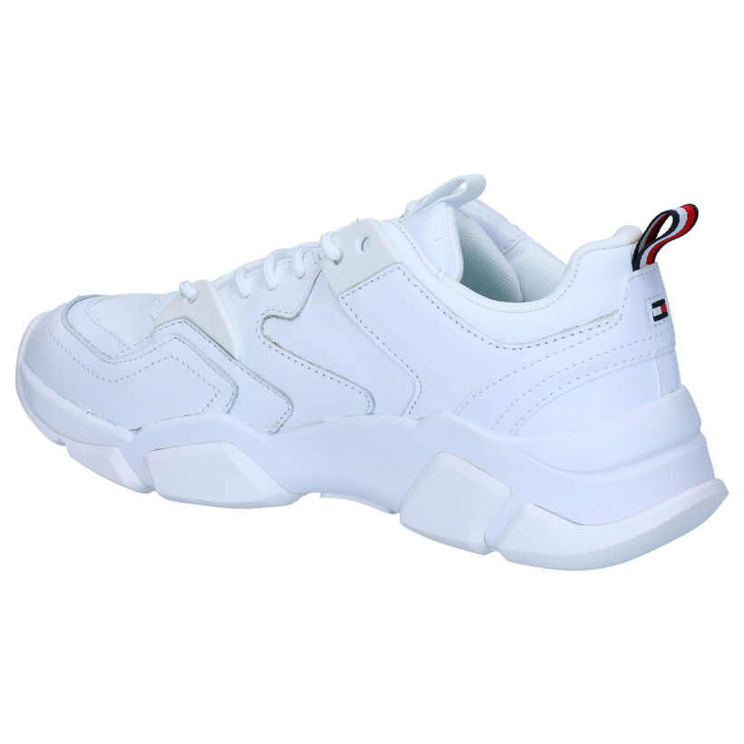 Tommy Hilfiger Chunky Classic Tommy Witte Sneakers in leer (276249)