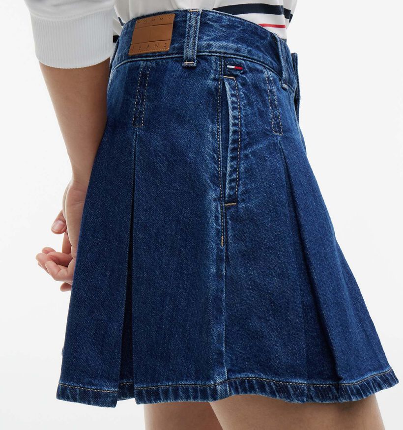 Tommy Hilfiger Pleated Skirt Donkerblauwe Mini-Rok voor dames (375857)