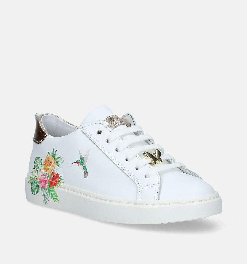 Bana & Co WItte Sneakers voor meisjes (339771) - geschikt voor steunzolen