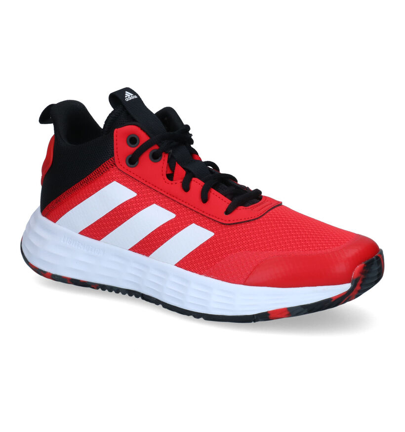 adidas Own The Game Baskets en Rouge pour hommes (302001) - pour semelles orthopédiques