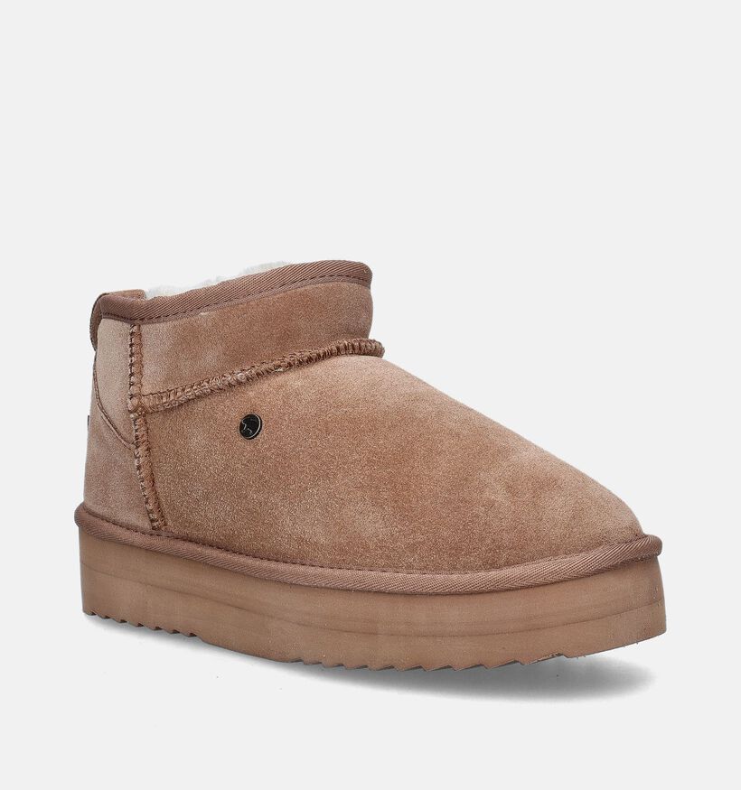 Warmbat Durack Plateau Bottes en Cognac pour femmes (346228)