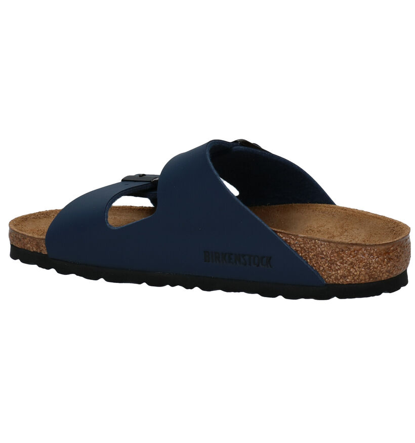 Birkenstock Arizona Birko Flor Zwarte Slippers voor jongens (338071)