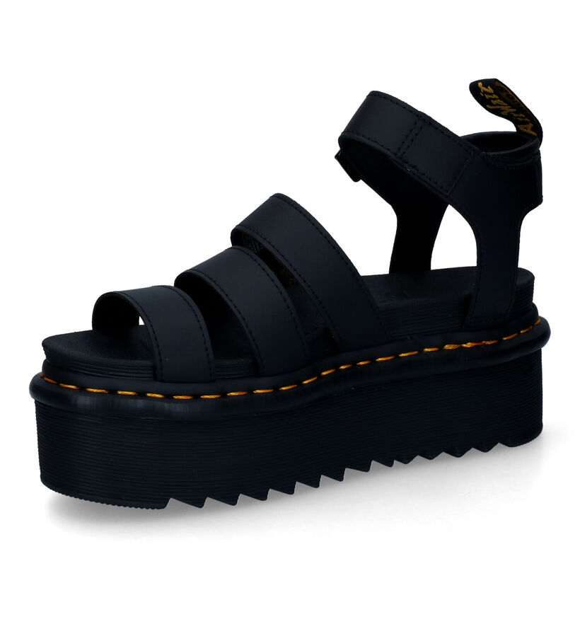 Dr. Martens Blaire Quad Witte Sandalen in leer (303539)