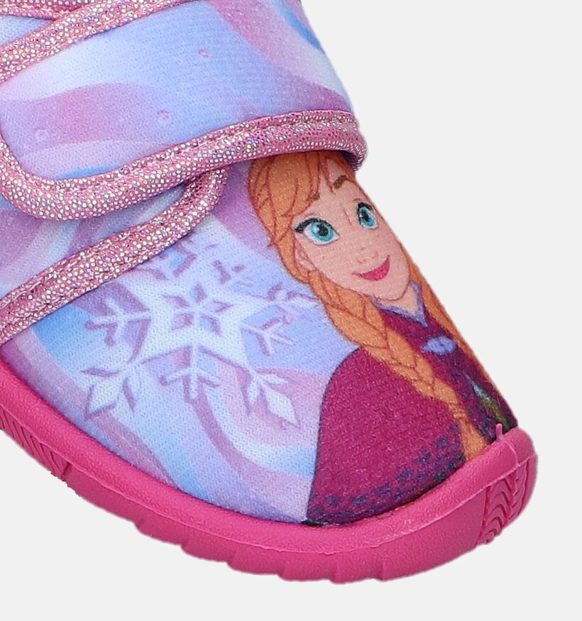 Frozen Pantoufles fermées en Rose pour filles (330357)