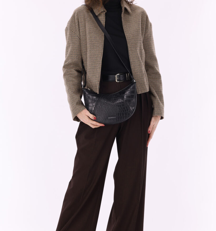 Burkely Colbie Sac port&eacute; crois&eacute; en Noir pour femmes (380467)