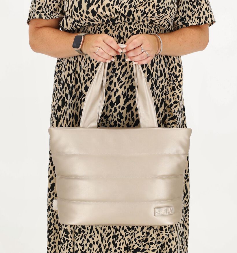 Zebra Cabas en Or pour femmes (358994)