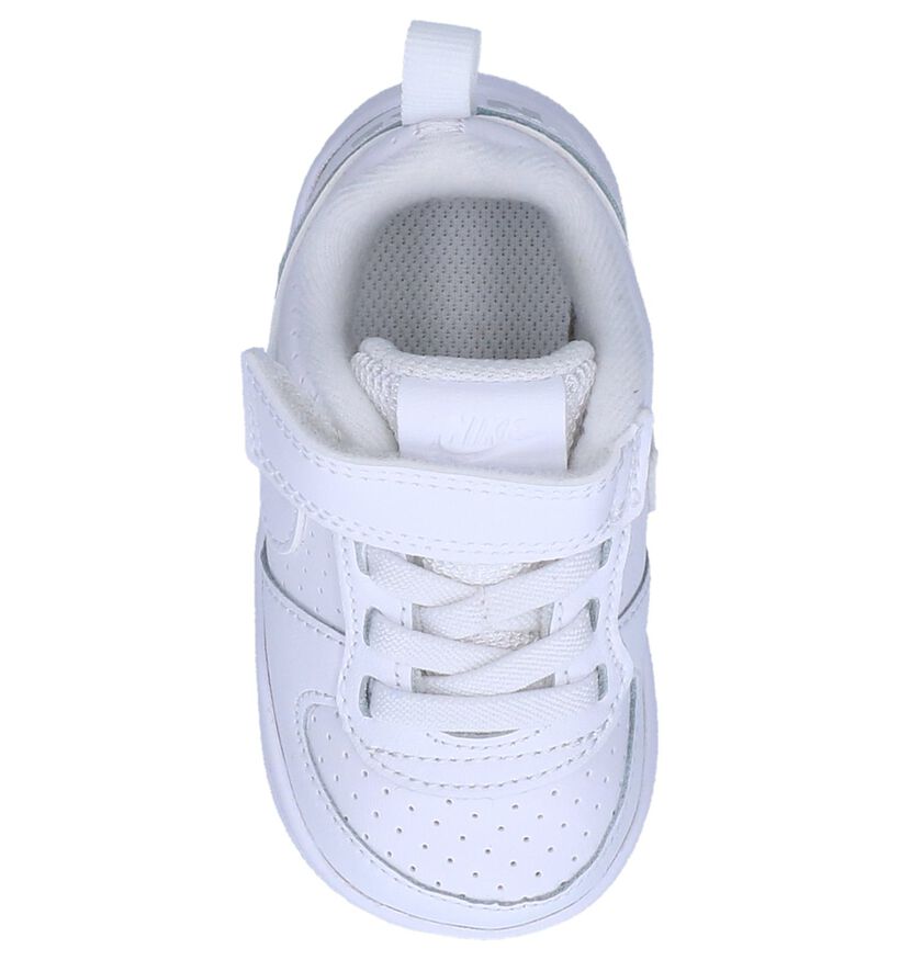 Nike Court Borough Baskets en Blanc pour filles, garçons (322316)