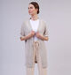 JDY Shine Beige Tricot kimono voor dames (353262)