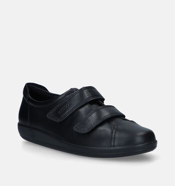 ECCO Soft Lage schoenen Zwart/Wit