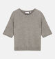 comma Pull en Gris pour femmes (379423)