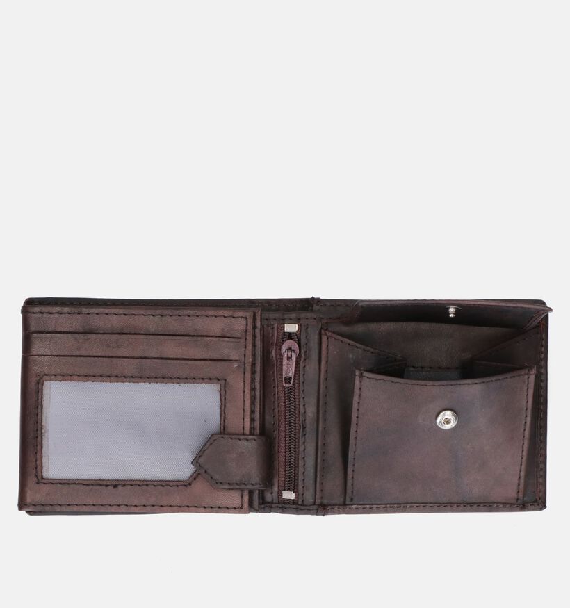 Euro-Leather Portefeuille en Noir pour hommes (365214)