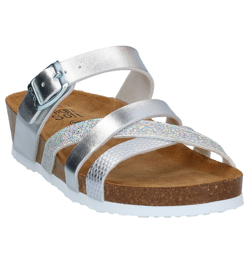 Ara Bali Nu-pieds en Argent en simili cuir (284441)