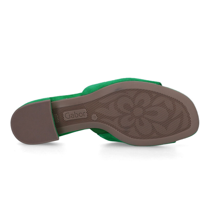 Gabor Best Fitting Nu-pieds en Vert pour femmes (323203)