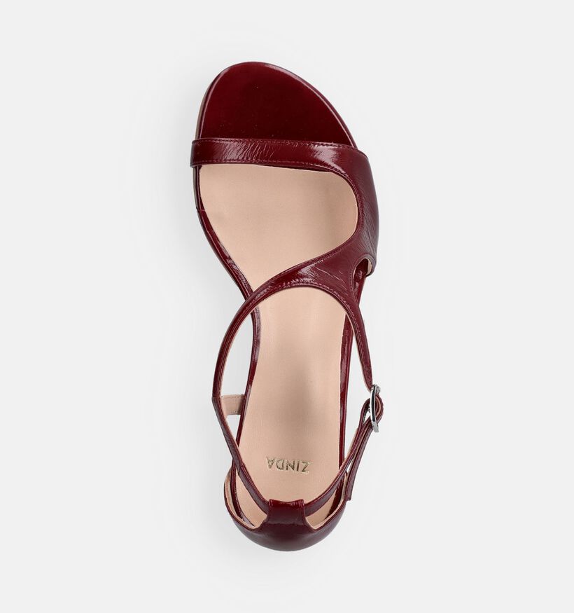 Zinda Bordeaux Sandalen op hak voor dames (373658)