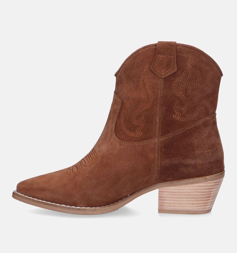 Babouche Cognac Cowboyboots voor dames (332780)