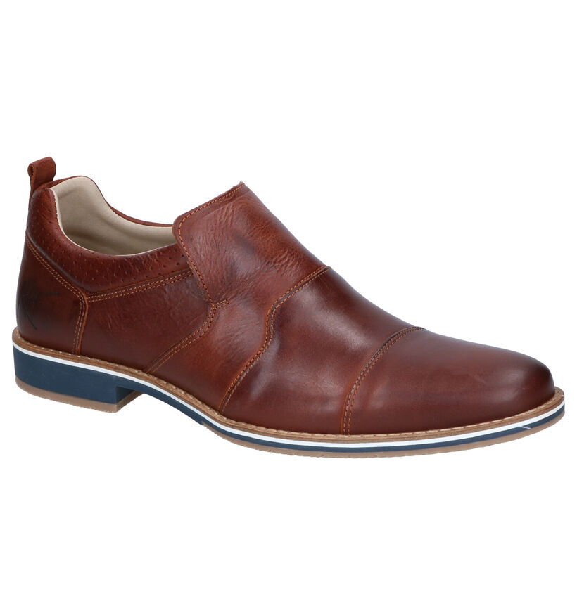 Bullboxer Chaussures à enfiler en Cognac en cuir (272198)