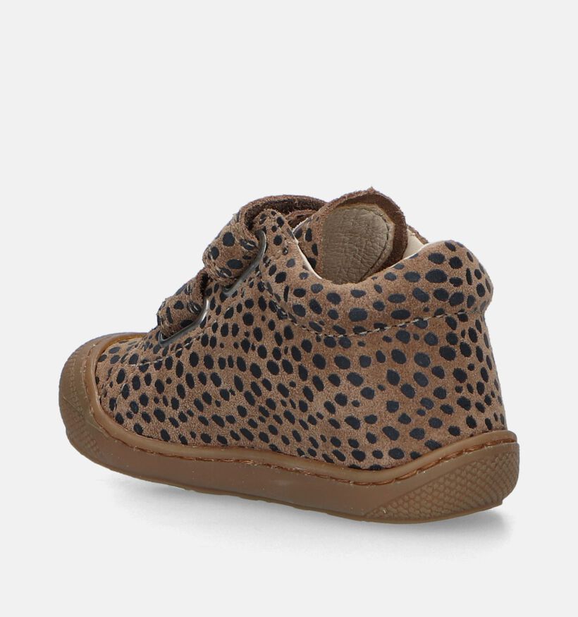 Naturino Cocoon Bruine Babyschoenen voor meisjes (347652) - geschikt voor steunzolen