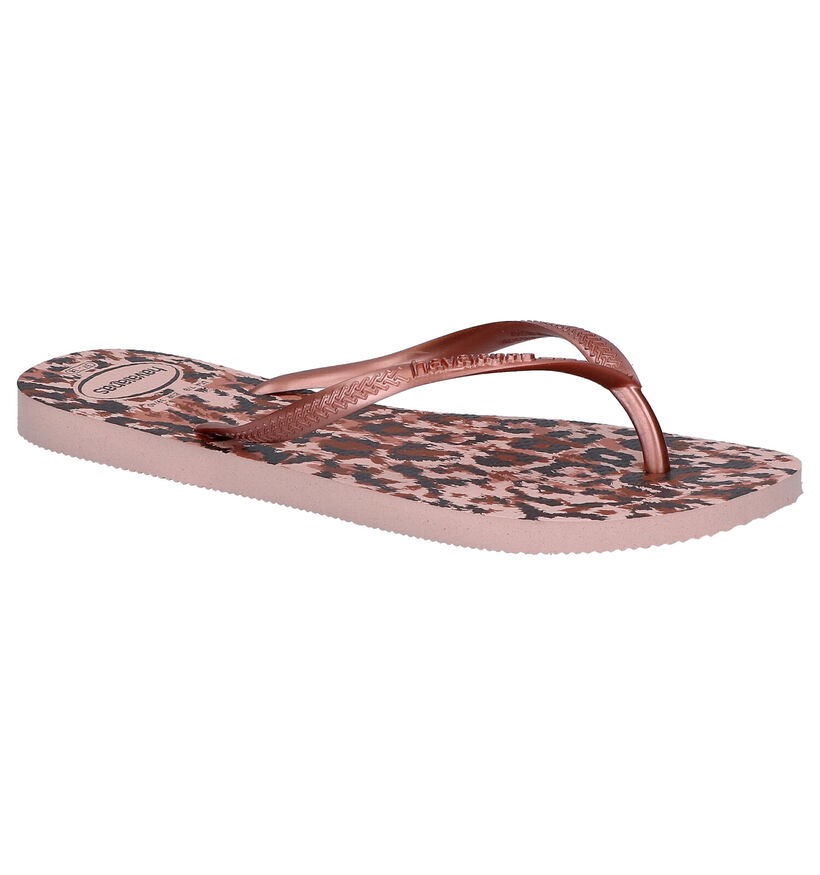 Havaianas Tongs en Rose en synthétique (272320)