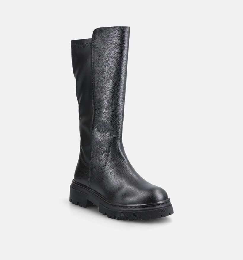 Milo & Mila Bottes hautes en Noir pour filles (378828)
