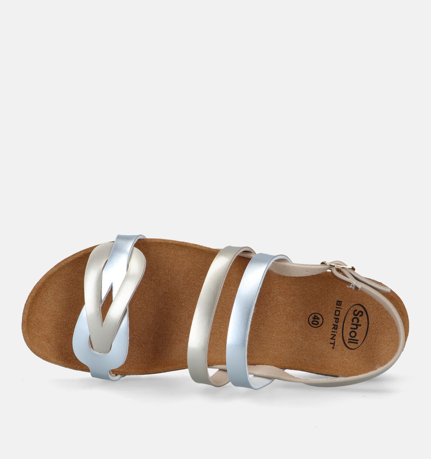Scholl Sofia Zilveren Sandalen Dames Sandalen Online op TORFS.BE