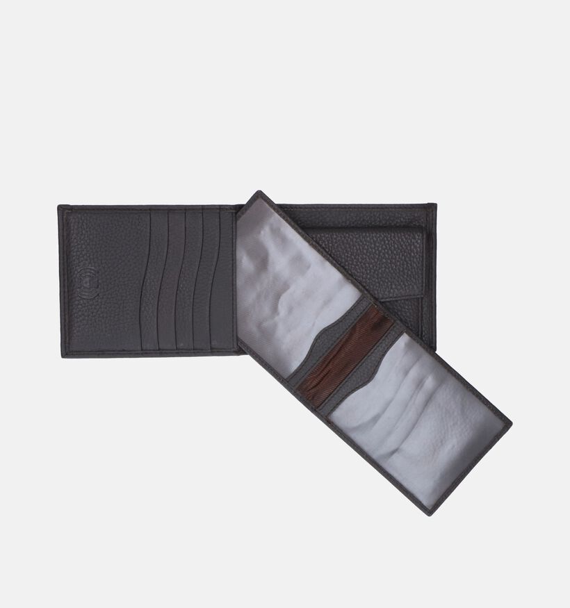 Crinkles Portefeuille en Noir Crinkles Portefeuille en Marron pour hommes (365744)