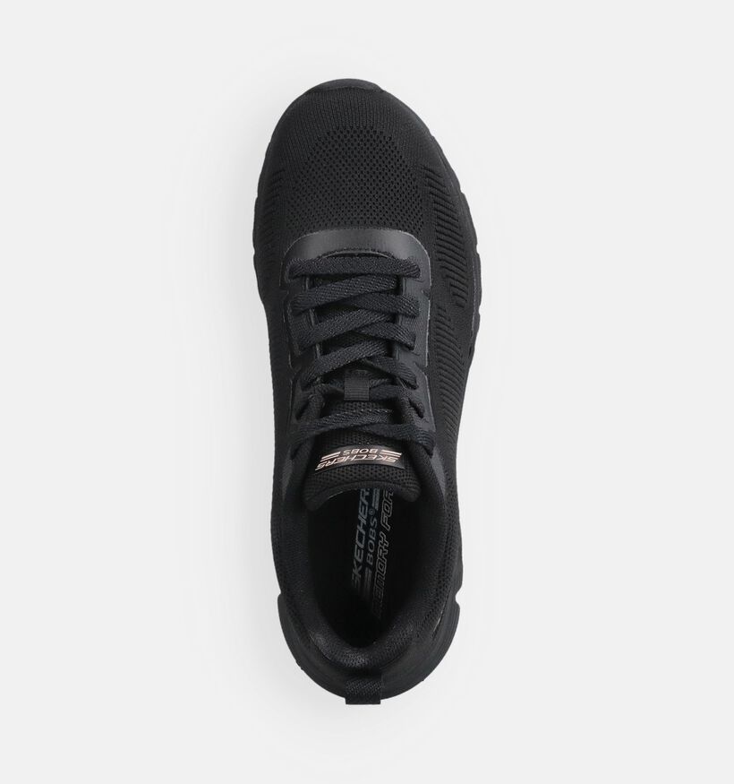 Skechers Bobs Lite Zwarte Sneakers voor dames (375598) - geschikt voor steunzolen