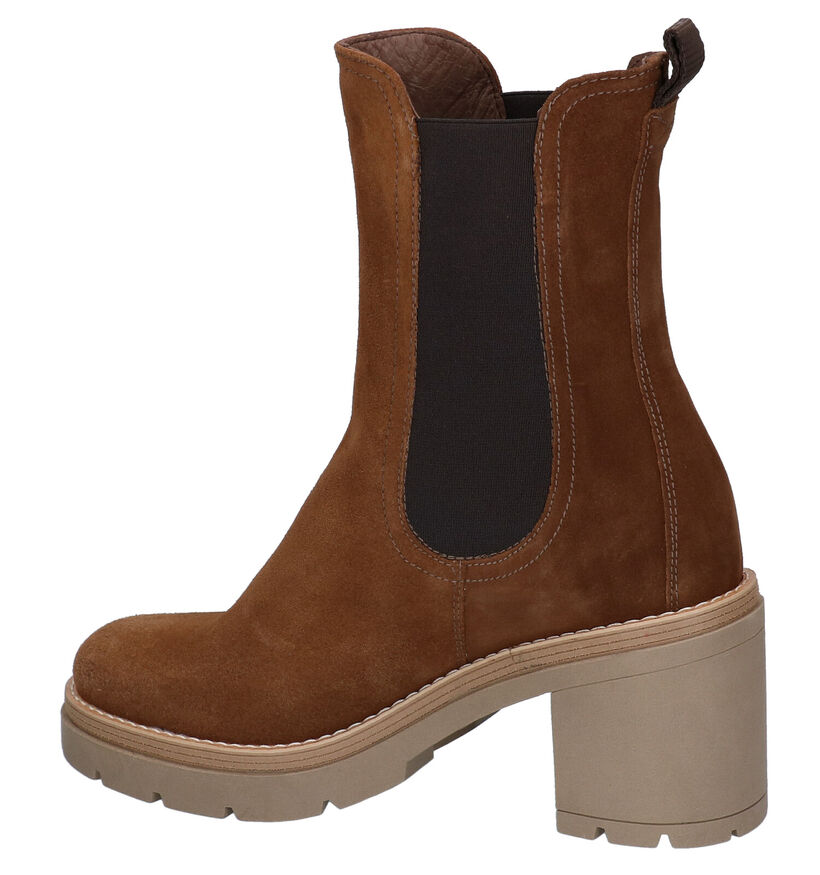 NeroGiardini Bottines à talons en Cognac pour femmes (296598)