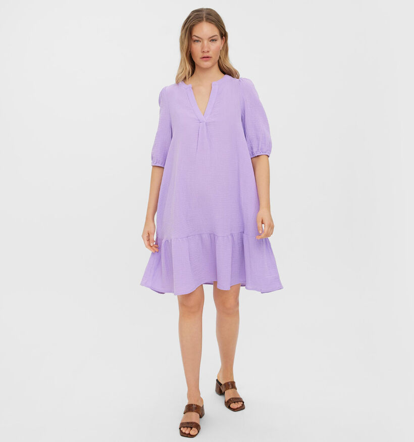 Vero Moda Natali Robe Court en Rose (311988)