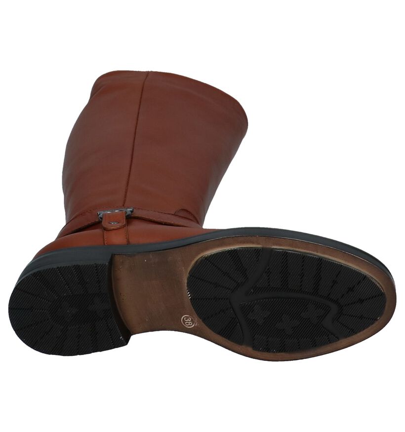 River Woods Bottes hautes en Cognac en cuir (231778)