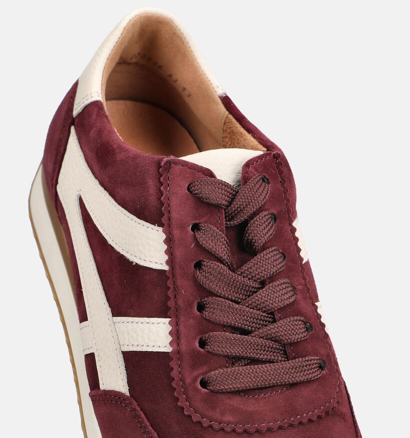 Gabor Bordeaux Sneakers voor dames (376996) - geschikt voor steunzolen