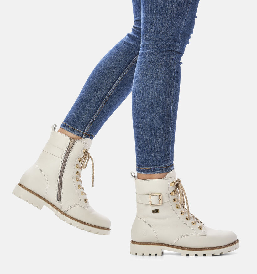 Remonte Boots à lacets en Blanc pour femmes (347239)