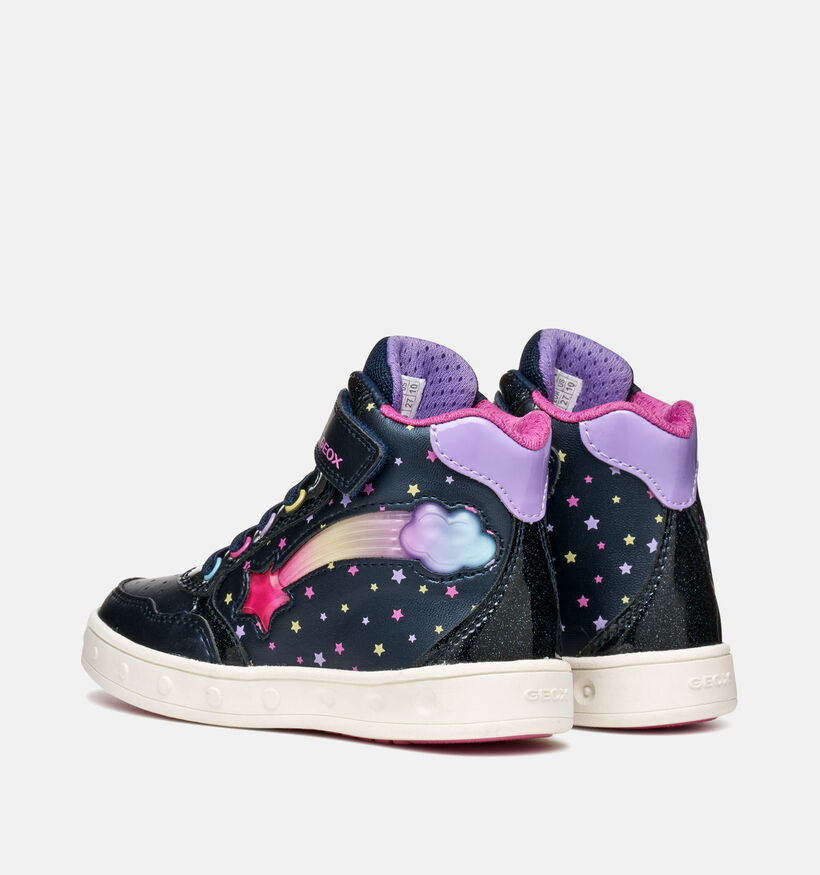 Geox Skylin Donkerblauwe Sneakers voor meisjes (360376) - geschikt voor steunzolen