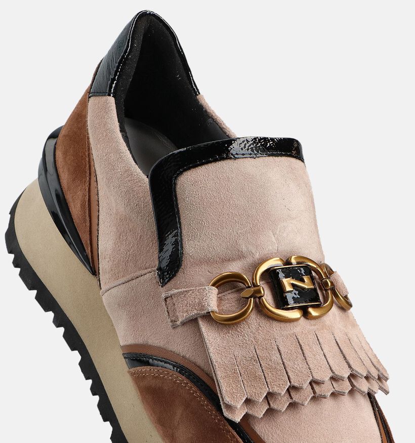 Nathan-Baume Chaussures à enfiler en Marron pour femmes (363616) - pour semelles orthopédiques